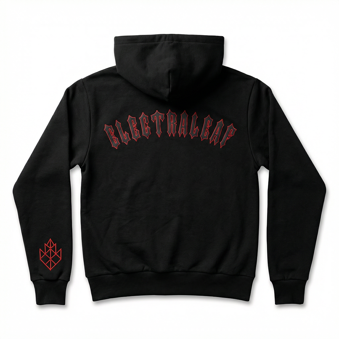 Electraleaf Red Lettering hoodie
